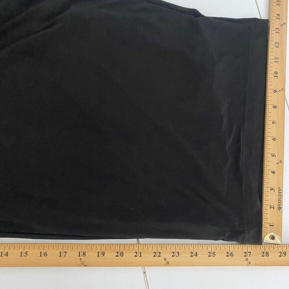 Kiyonna Black Cold Shoulder Jumpsuit Size 4X V Neck Wide Leg Stretch - Picture 11 of 12